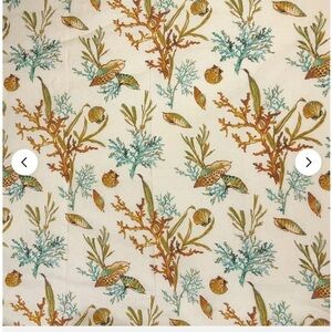 Waverly Inspirations Coral Shell Spa fabric panel New 45” wide x 32” long